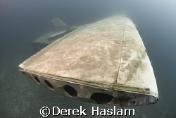 Plane wing. Capernwray. D200, 10.5mm. by Derek Haslam 